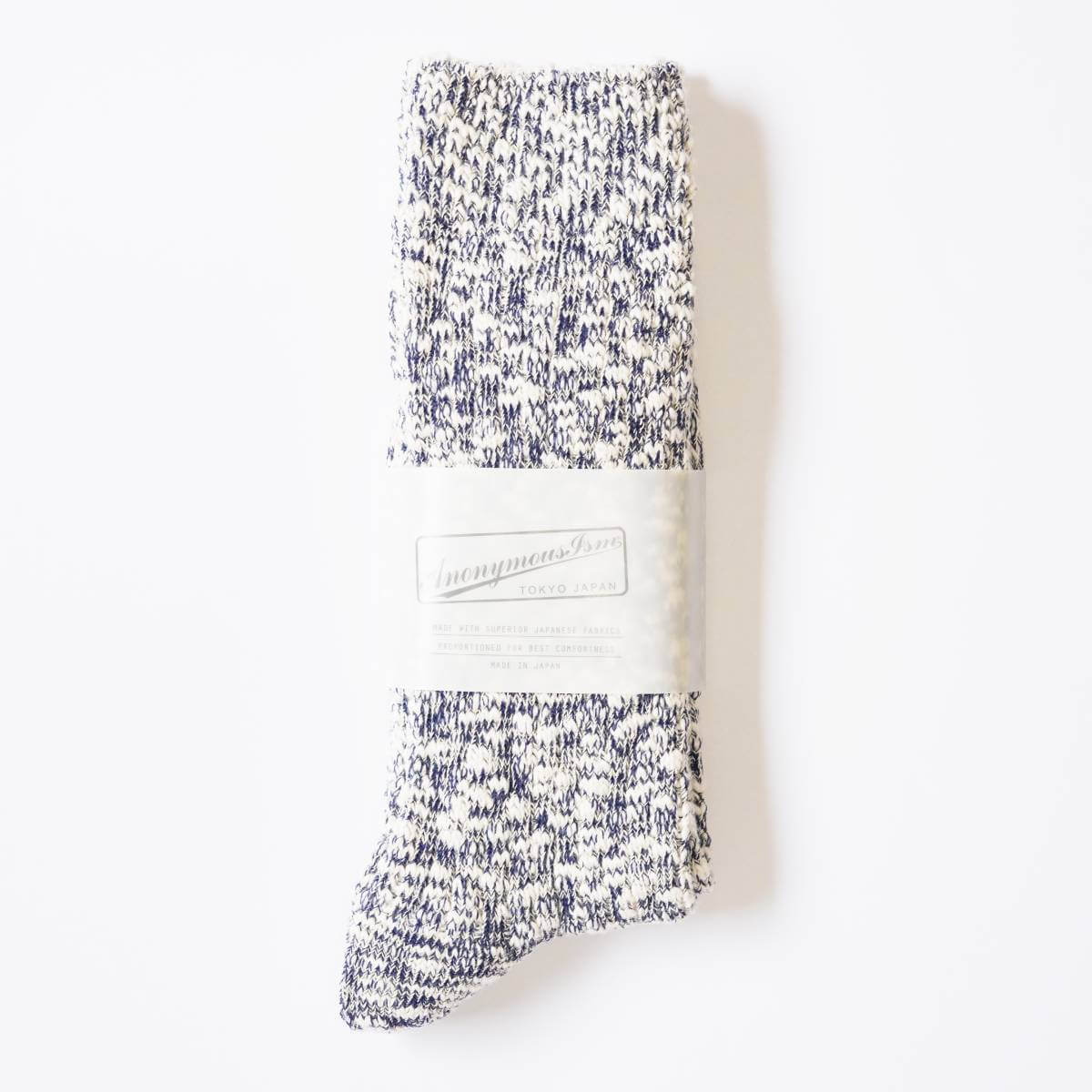 ANONYMOUSISM アノニマスイズム ライトスラブクルーソックス