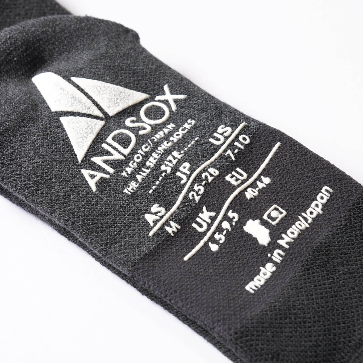 ANDSOX アンドソックス SUPPORT PILE CREW サポートパイルクルー 靴下