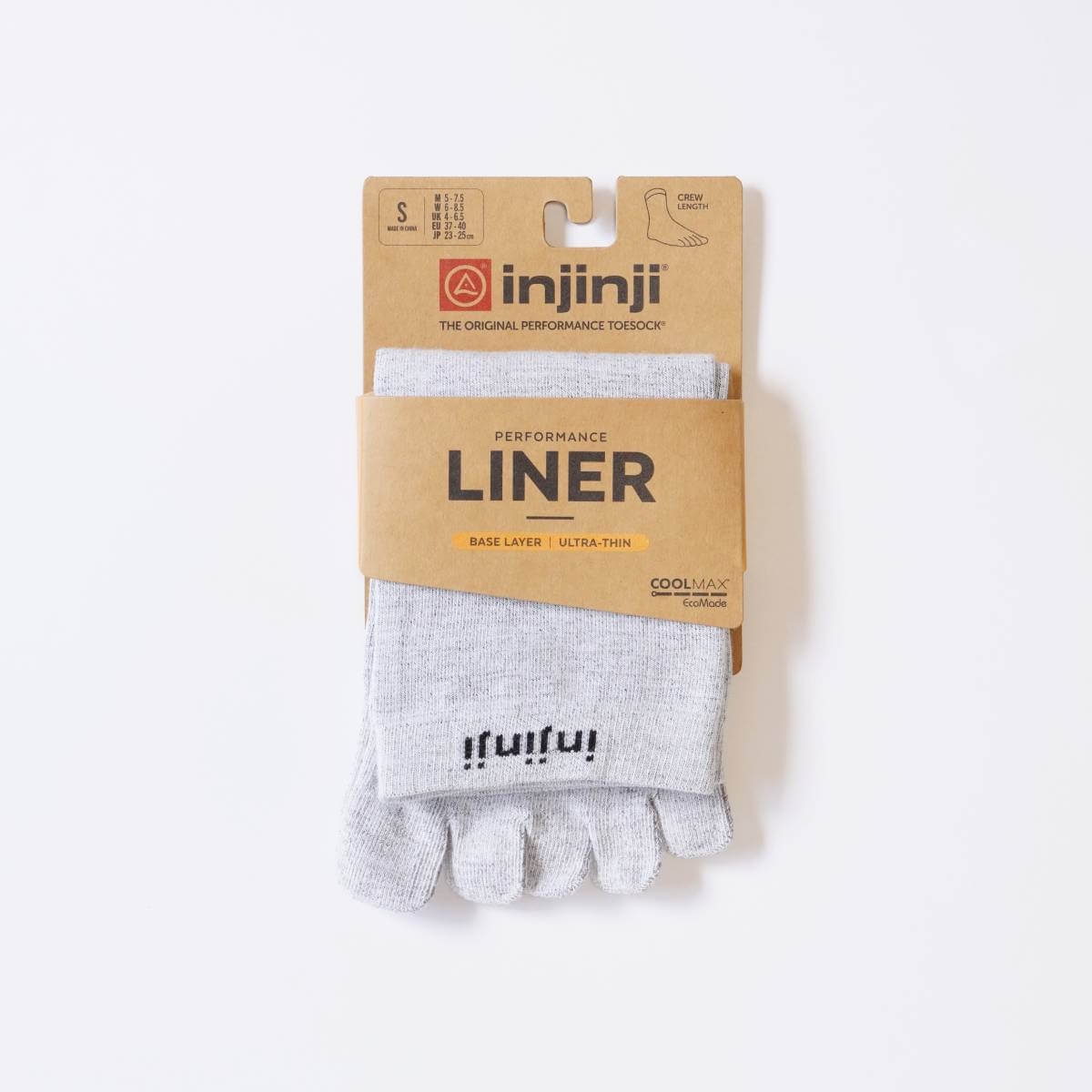 injinji インジンジ ライナークルー 060270 5本指靴下 5本指