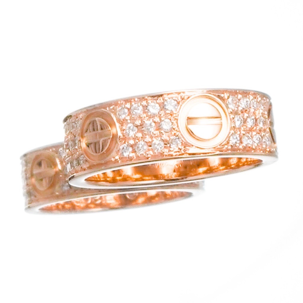 最安値 6号 ラブリング PG リ Collection MIRAIS LE | CARTIER | ダイヤ アクセサリー