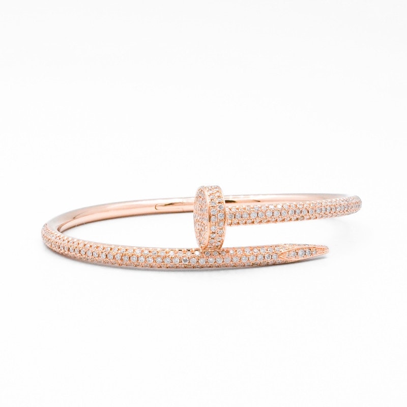 カルティエ JUSTE UN CLOU BRACELET SM DIA K18YGジュストアンクル  