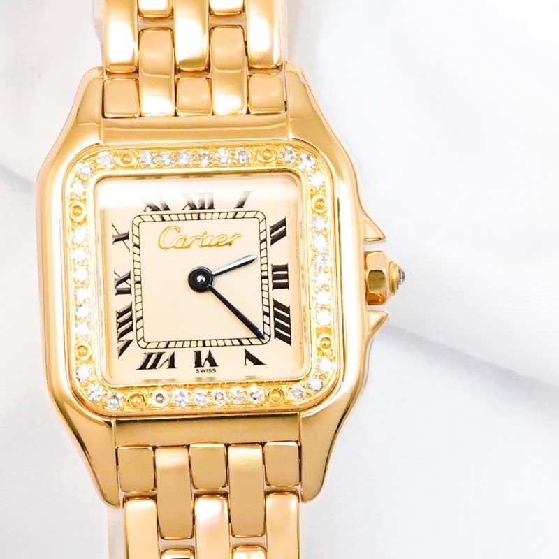 美品✨Cartier　パンテール リュバンミラーフェイスウォッチ Cartier 送料無料 カルティエ パンテール リュバン ミラー
