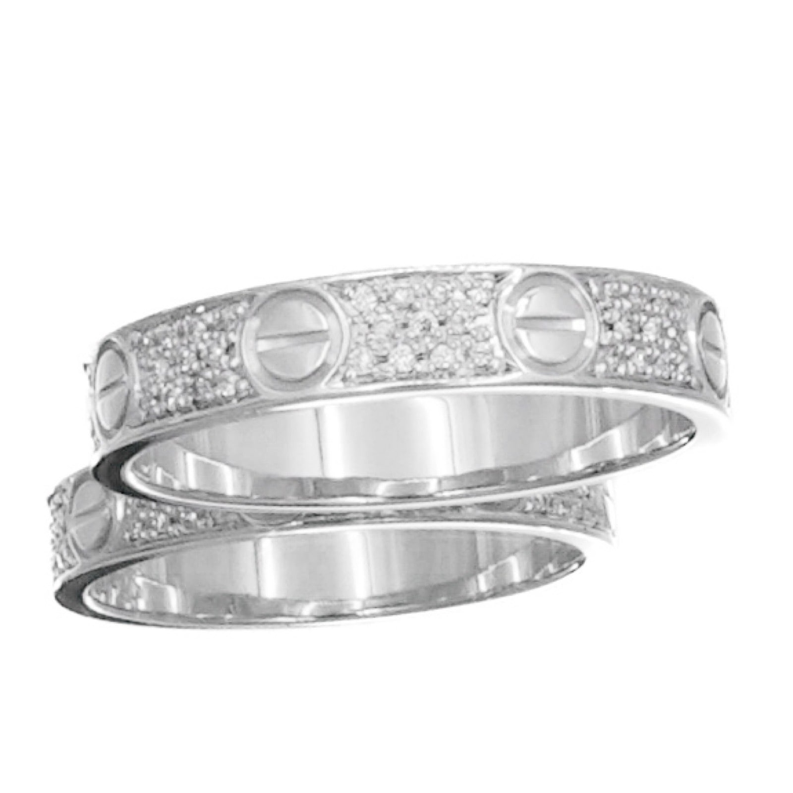 Cartier カルティエ ミニラブリング 指輪 ホワイトゴールド 10号 CARTIER カルティエ ラブ リング 指輪 10号 18金 K18ホワイト