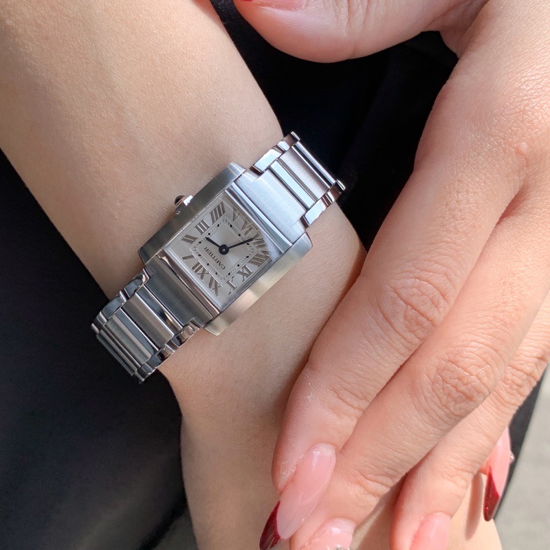 Cartier カルティエ タンクフランセーズ SM S/S タンクフランセーズ 現行 SM SS シルバー文字盤 | WATCH（腕時計