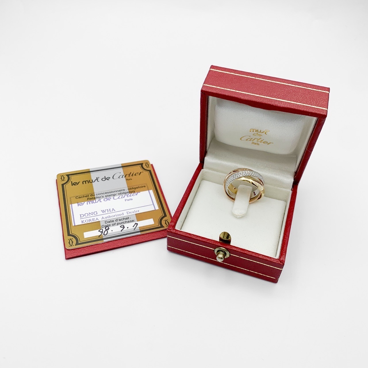 楽天市場】【送料無料】カルティエ CARTIER トリニティ リング