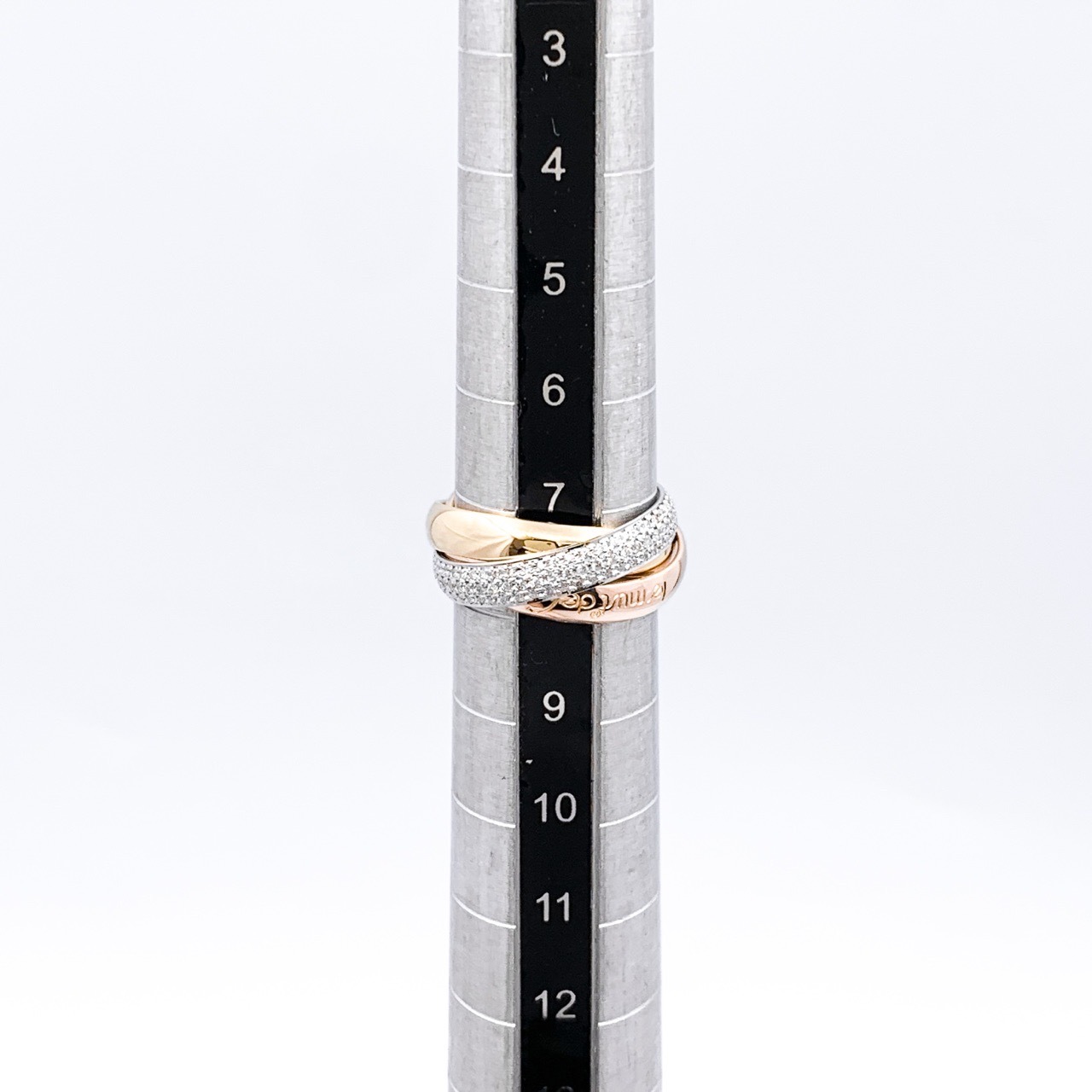 送料無料◆2025新品  | ダイヤ 8号 トリニティリング CARTIER Collection MIRAIS LE | アクセサリー