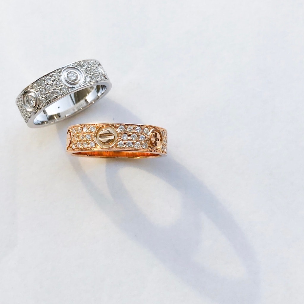 カタログギフトも！ 17号 ラブリング PG Collection MIRAIS LE | CARTIER | ダイヤ アクセサリー