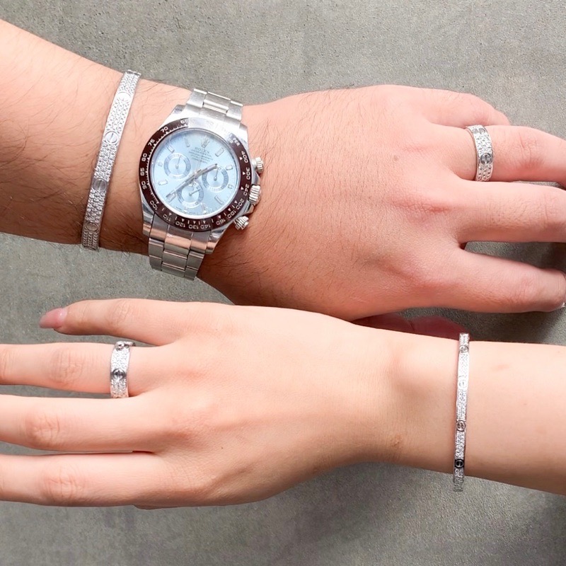 Cartier ラブリング WG 21号 ラブリング 21号 WG フルパヴェ&6Pビス ダイヤ | CARTIER | LE