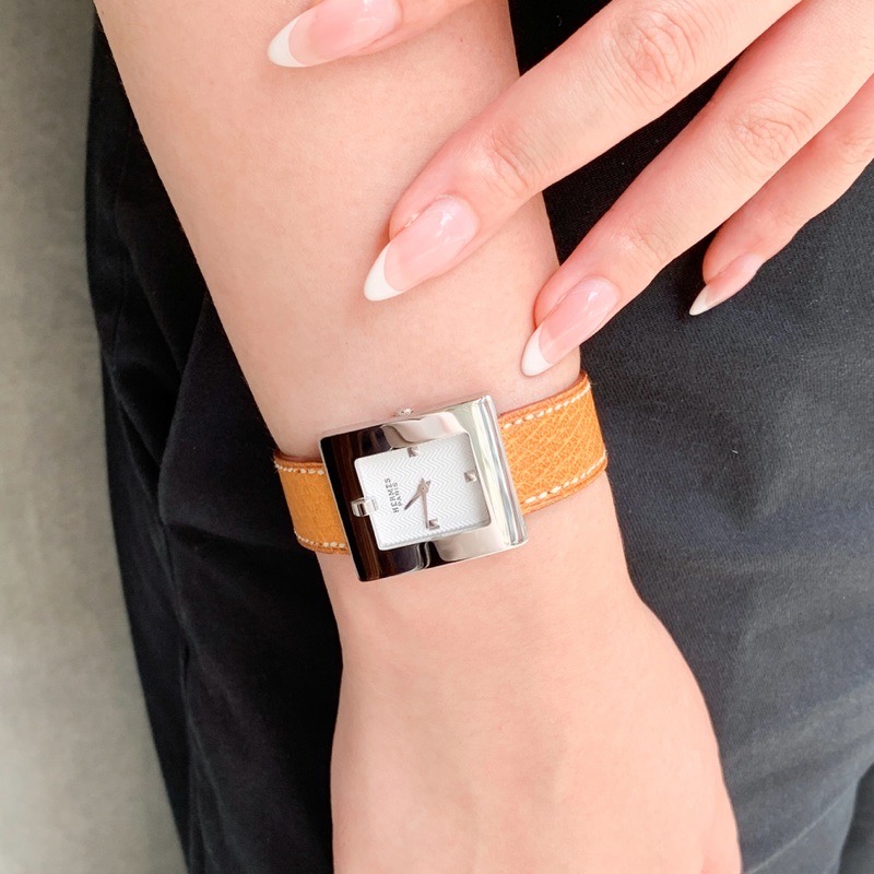 小物 HERMES HERMES エルメス ネオ・ガーデン 23 ヴェールアマンド グレー