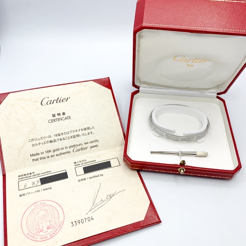 Cartier ラブブレス 箱、ドライバー カルティエ ラブブレスレット