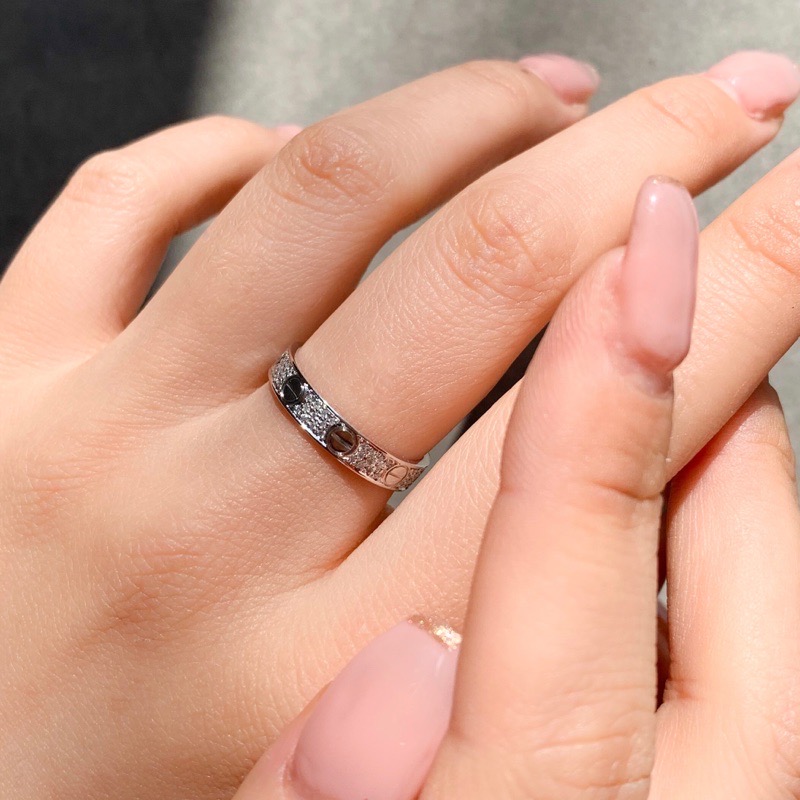 ミニ　ラブリング　LOVE ウェディング ミニラブリング 12号 PG ダイヤ | CARTIER | LE MIRAIS