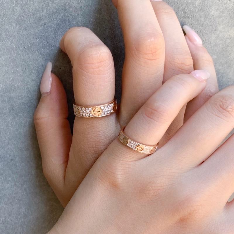 カルティエ ミニラブリング Au750 サイズ7.5 ミニラブリング 7号 PG ダイヤ | JEWELRY(ジュエリー) | LE