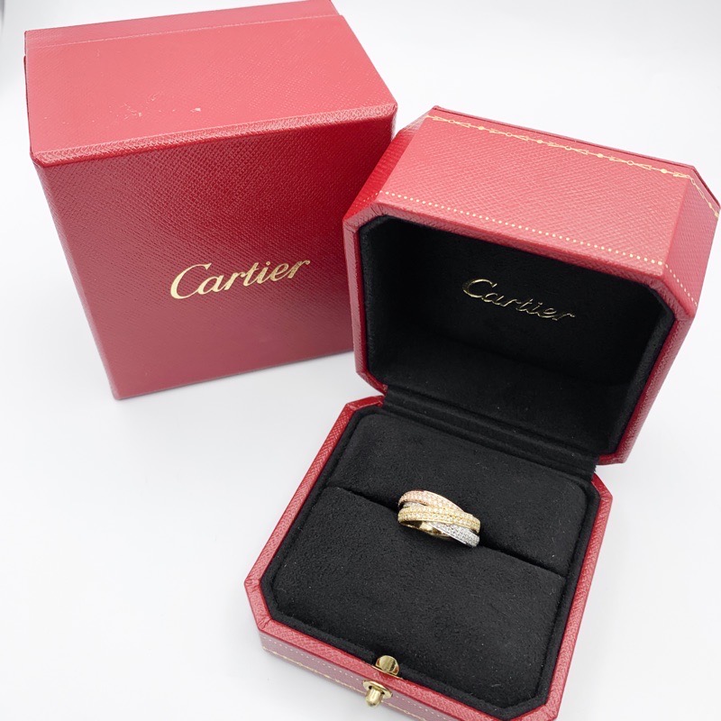 Cartier SMトリニティリング #10号専用ケース有