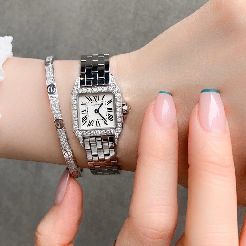 Cartier　サントスドゥモワゼル28mm カルティエ サントスドゥモワゼル
