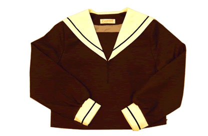 セーラー服　冬 セーラー服上下冬＜W74：165A/18号＞(B293)中古/jk制服/日本校服