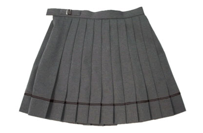 Simple Project グレー スカートパンツ インパン裏地付きレーススウェットプリーツミニスカート[ai148