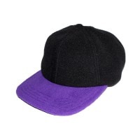 NEW ENGLAND CAP (˥塼󥰥ɥå) | 6 PANEL ALL FLEECE CAP (6ѥͥ륪ե꡼å) - BLACK x PURPLE