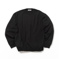 coupronde (ץ) | WOOL SILK CASHMERES KNIT (륷륯ߥ˥å) - BLK