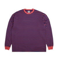 NNBF (̥̥ӡ) | LONG SLEEVE BORDER T-SHIRTS (󥰥꡼֥ܡT) - BLUE x ORANGE