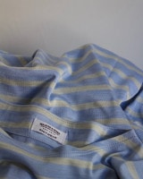 MAATEE&SONS (ޡƥɥ) | SILK BOAT LONG SLEEVE (륯ܡȥ󥰥꡼) - GREYBLUE