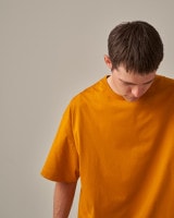 coupronde (ץ) | SHORT SLEEVE 6 (硼ȥ꡼ 6) - MUSTARD