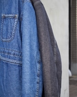 Sasquatchfabrix. (率åե֥å) | DENIM BOA COVERALL (ǥ˥ܥС) - INDIGO BLUE , BLACK
