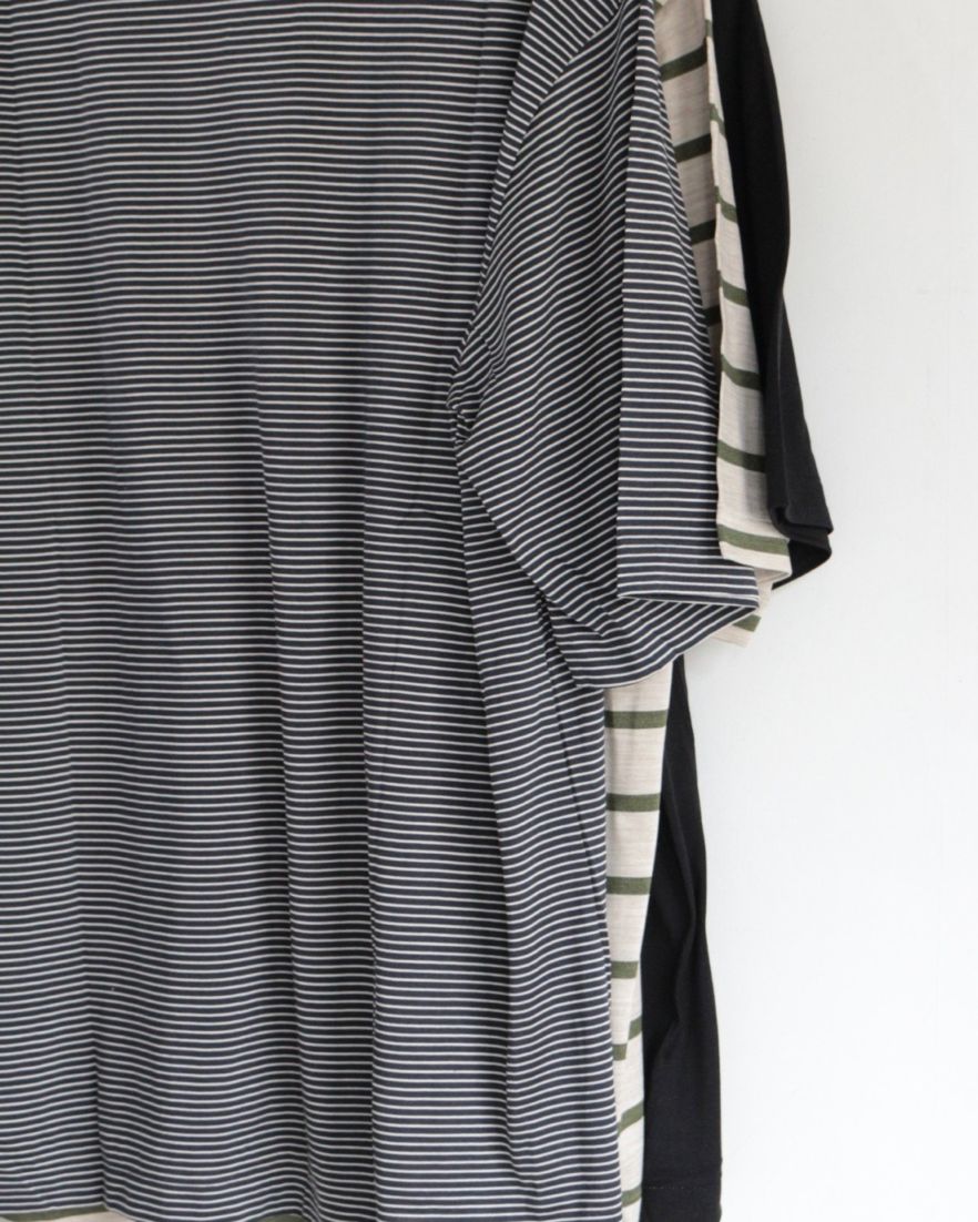 MAATEE&SONS (マーティーアンドサンズ) | SILK S/SLEEVE LOOSE TEE