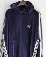 NEEDLES(ˡɥ륺) | Track Hoody - C/Pe Velour (ȥåաǥ -åȥ/ݥꥨƥ٥) - NAVY