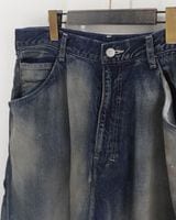 ANCELLM (���󥻥��) | ANC-PT149-A DENIM PAINTER SHORTS - INDIGO