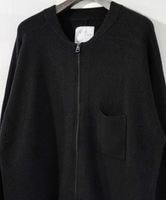 ANCELLM (���󥻥��) | FULL ZIPPED KNIT CARDIGAN  