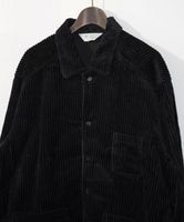 ANCELLM (���󥻥��) | CORDUROY OPEN COLLAR SHIRT