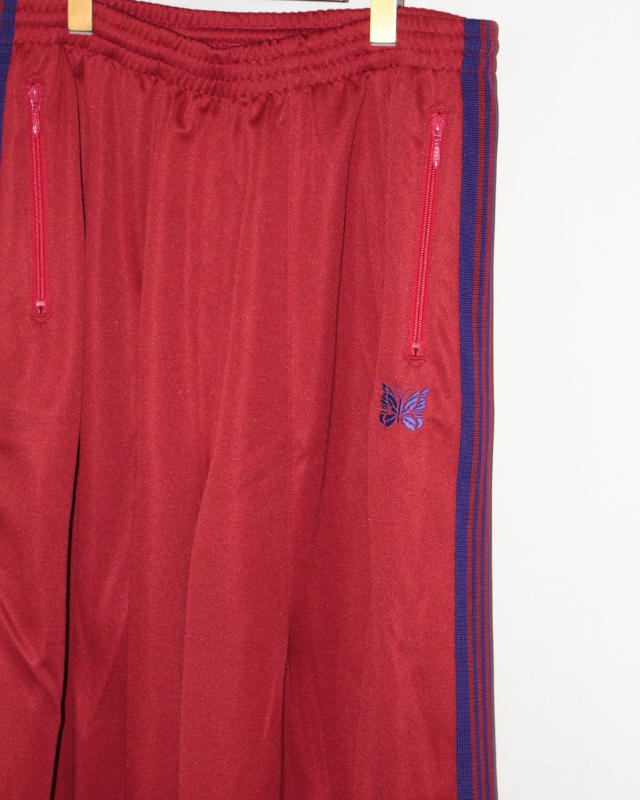 NEEDLES (�ˡ��ɥ륺) | H.D. Track Pant - Poly Smooth (�ҥ��ǥ�ȥ�å��ѥ�� - �ݥꥨ���ƥ륹�ࡼ��) - RED