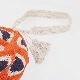 NANUA (ʥ̡) | HAND KNITTED ICOSAHEDROM BAG (ϥɥ˥åȥХå) - BLUE / RED / WHITE