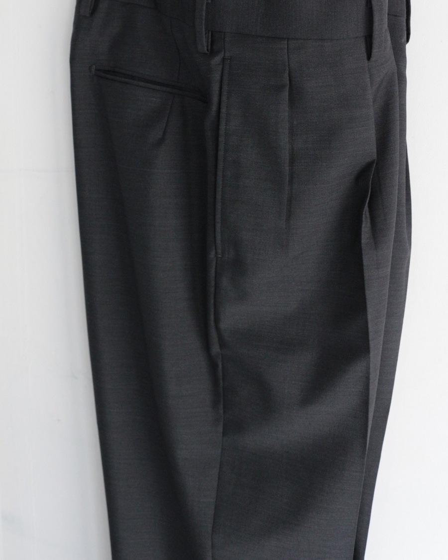 MAATEE&SONS (ޡƥɥ) | FOREVER SLACKS TYPE2 (ʱ󥹥åף) - C/04 CHACOAL