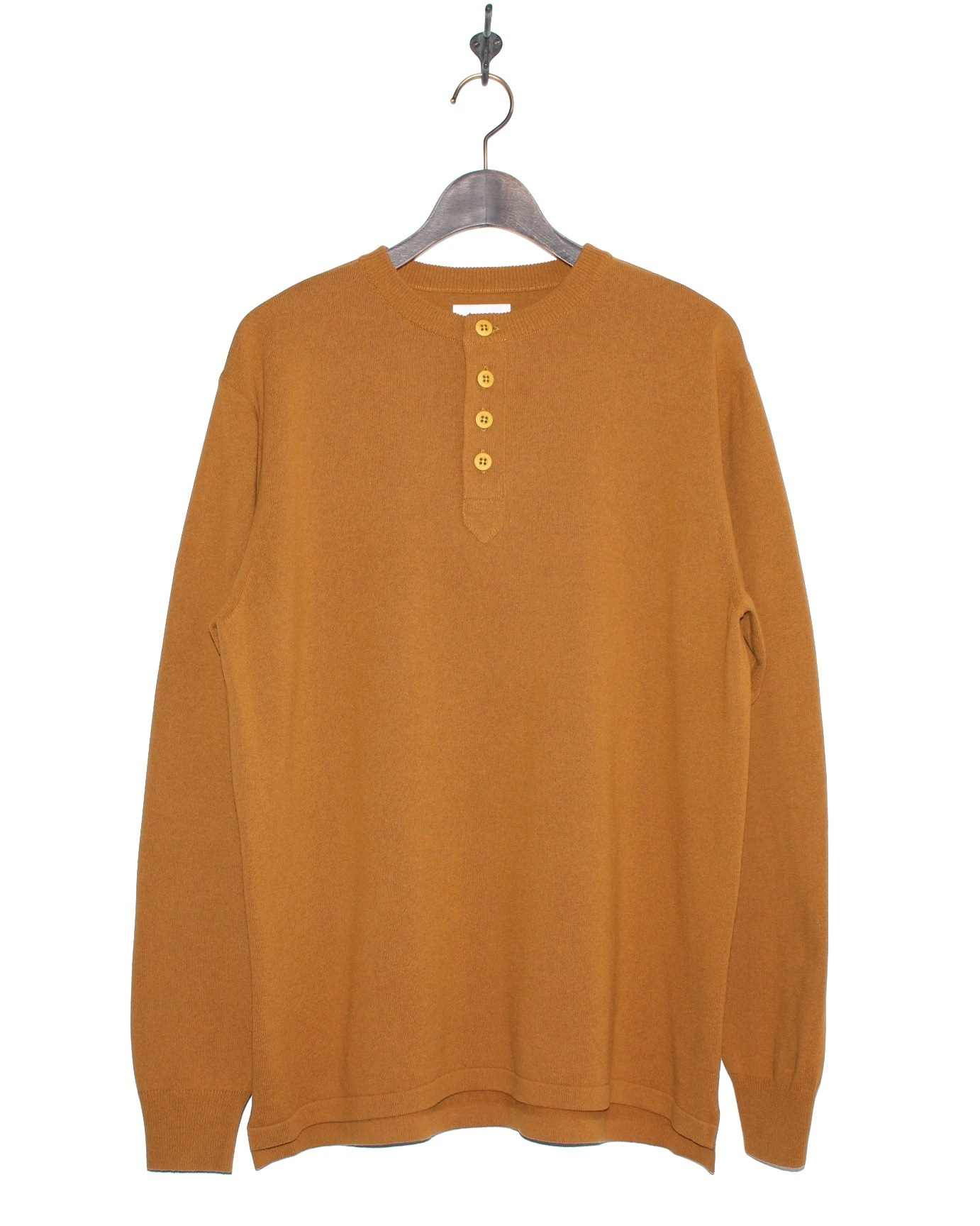 tone(トーン) | HENRYNECK L/S KNIT(ヘンリーネックロングスリーブニット)-LINKS