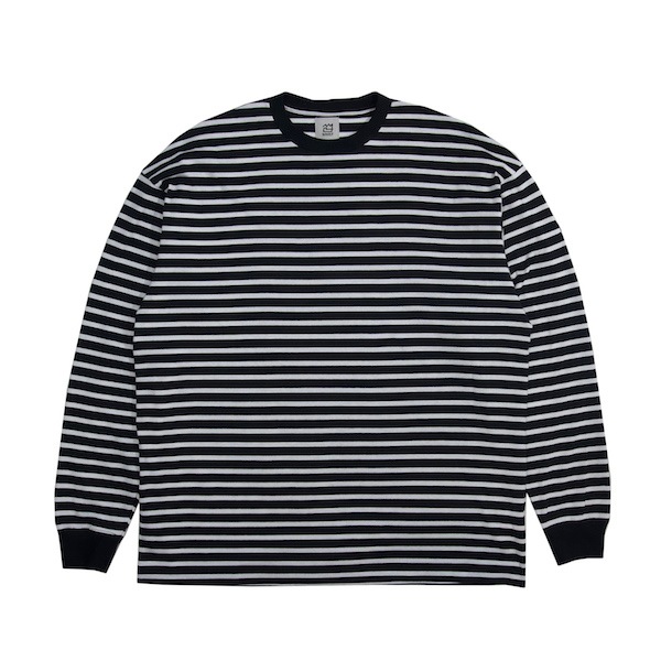 NNBF (̥̥ӡ) | LONG SLEEVE BORDER T-SHIRTS (󥰥꡼֥ܡT) - NAVY