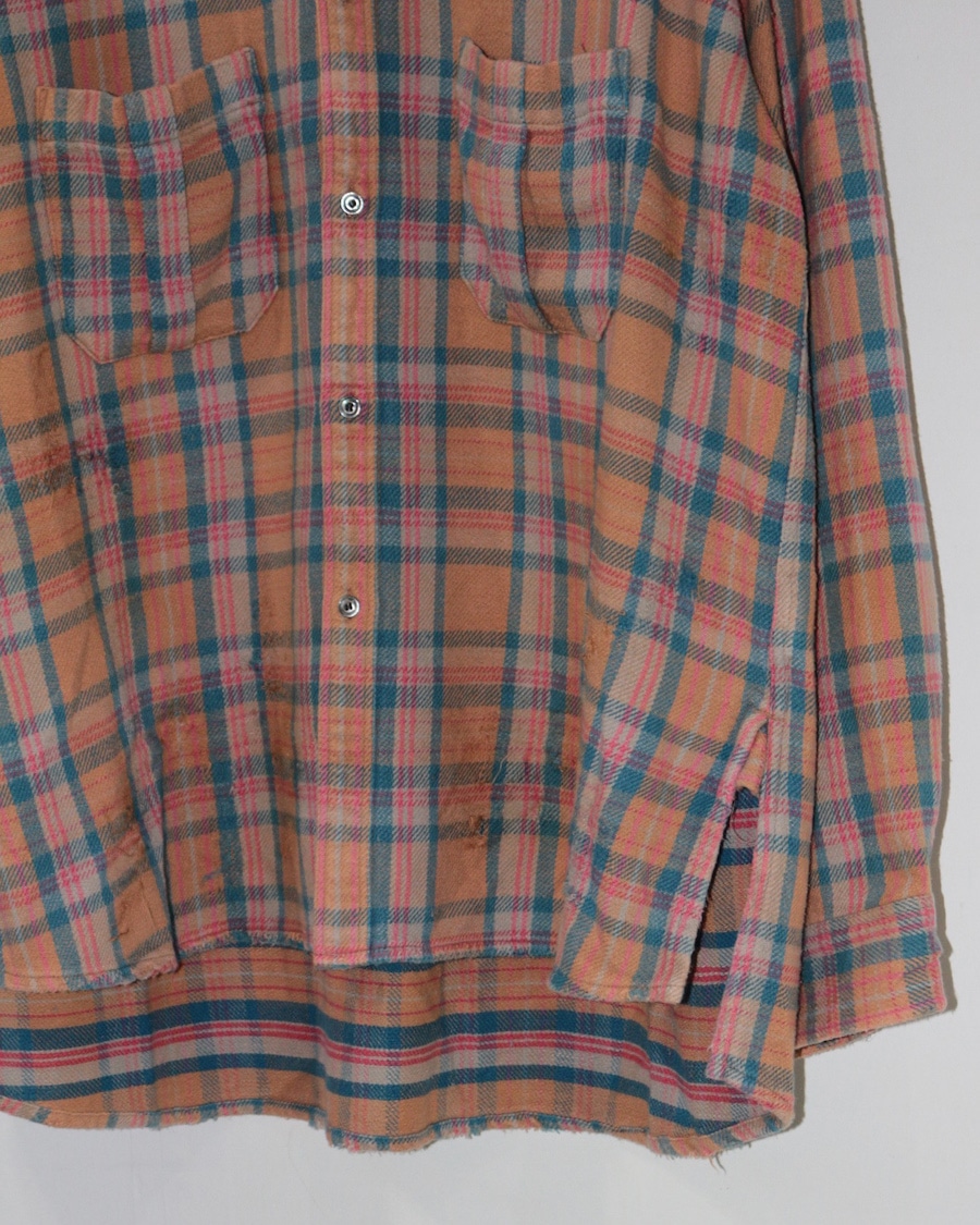 ANCELLM (󥻥) | NEL CHECK OVER WORK SHIRT - 