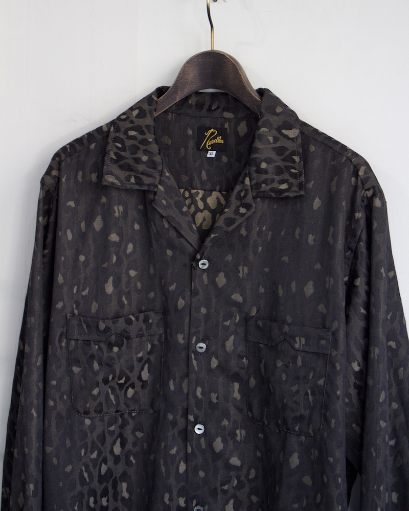 NEEDLES (ˡɥ륺) | One Up Shirt - PE/C Jacquard Cloth (󥢥åץ - 㥬) - B - Leopard