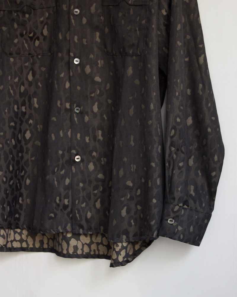 NEEDLES (ˡɥ륺) | One Up Shirt - PE/C Jacquard Cloth (󥢥åץ - 㥬) - B - Leopard