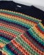 Sasquatchfabrix. (率åե֥å) | MESH KNIT " MEX BORDER " (å˥å) - LIGHT BROWN , NAVY