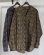 NEEDLES (�ˡ��ɥ륺) | One Up Shirt - PE/C Python Jacquard (��󥢥åץ���� - �ѥ����󥸥㥬����) - A-Brown , B-Grey