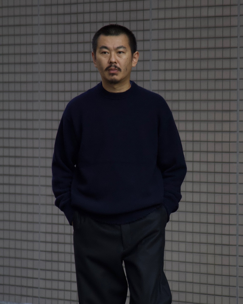 MAATEE&SONS (ޡƥɥ) | ǲSHETLAND ΢ߥ ҤäȤP/O SWEATER - NAVY