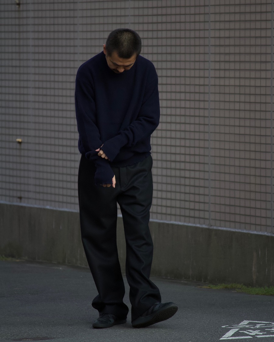 MAATEE&SONS (ޡƥɥ) | ǲSHETLAND ΢ߥ ҤäȤP/O SWEATER - NAVY