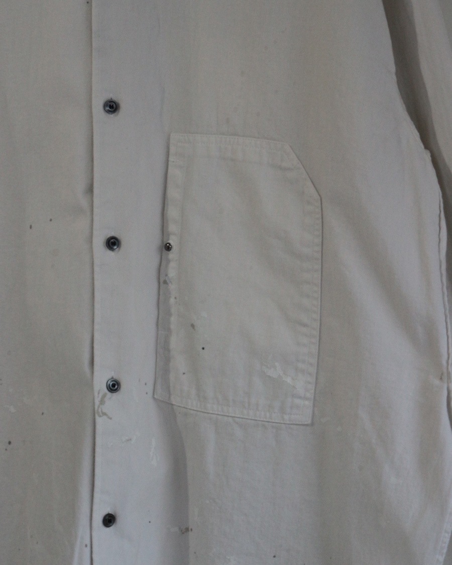 ANCELLM (���󥻥��) |  DENIM BAND COLLAR SHIRT