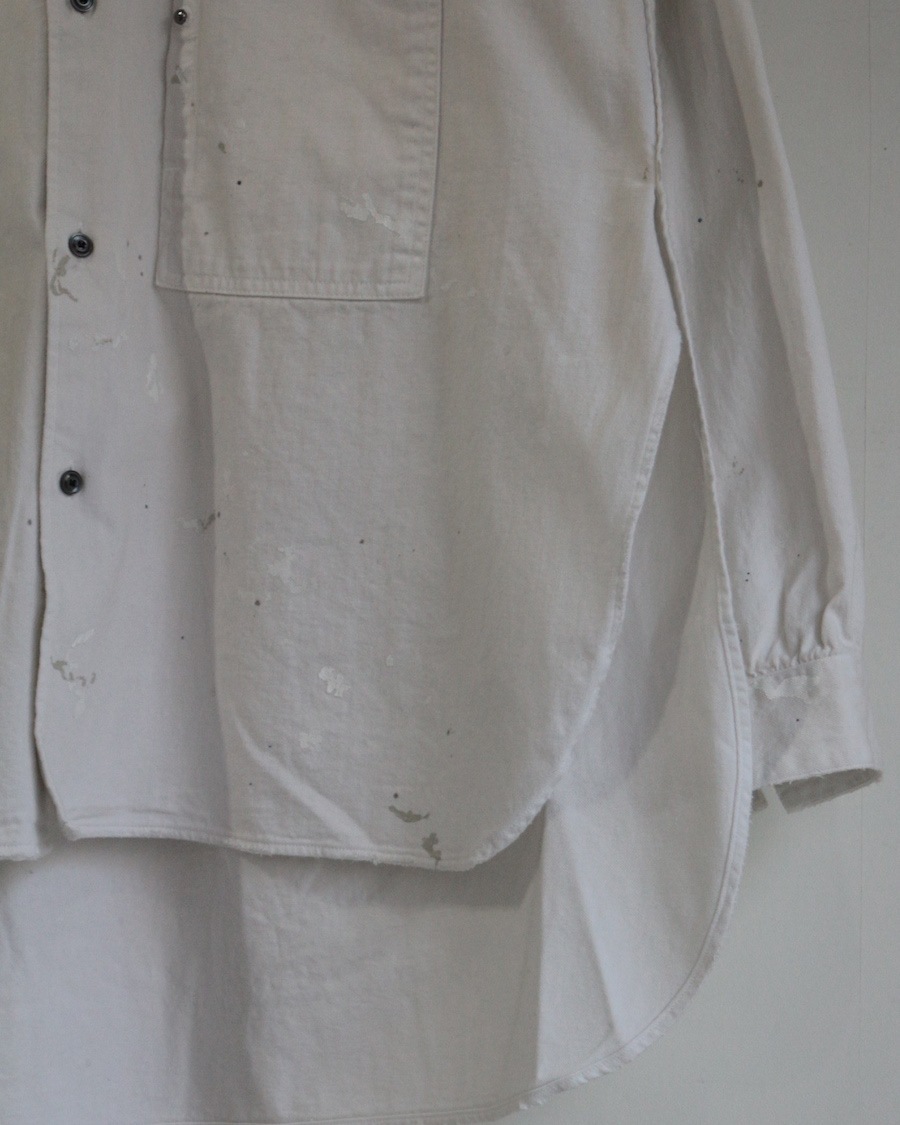 ANCELLM (���󥻥��) |  DENIM BAND COLLAR SHIRT