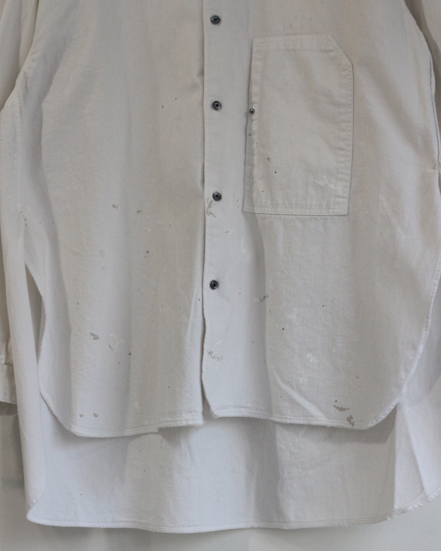 ANCELLM (���󥻥��) |  DENIM BAND COLLAR SHIRT