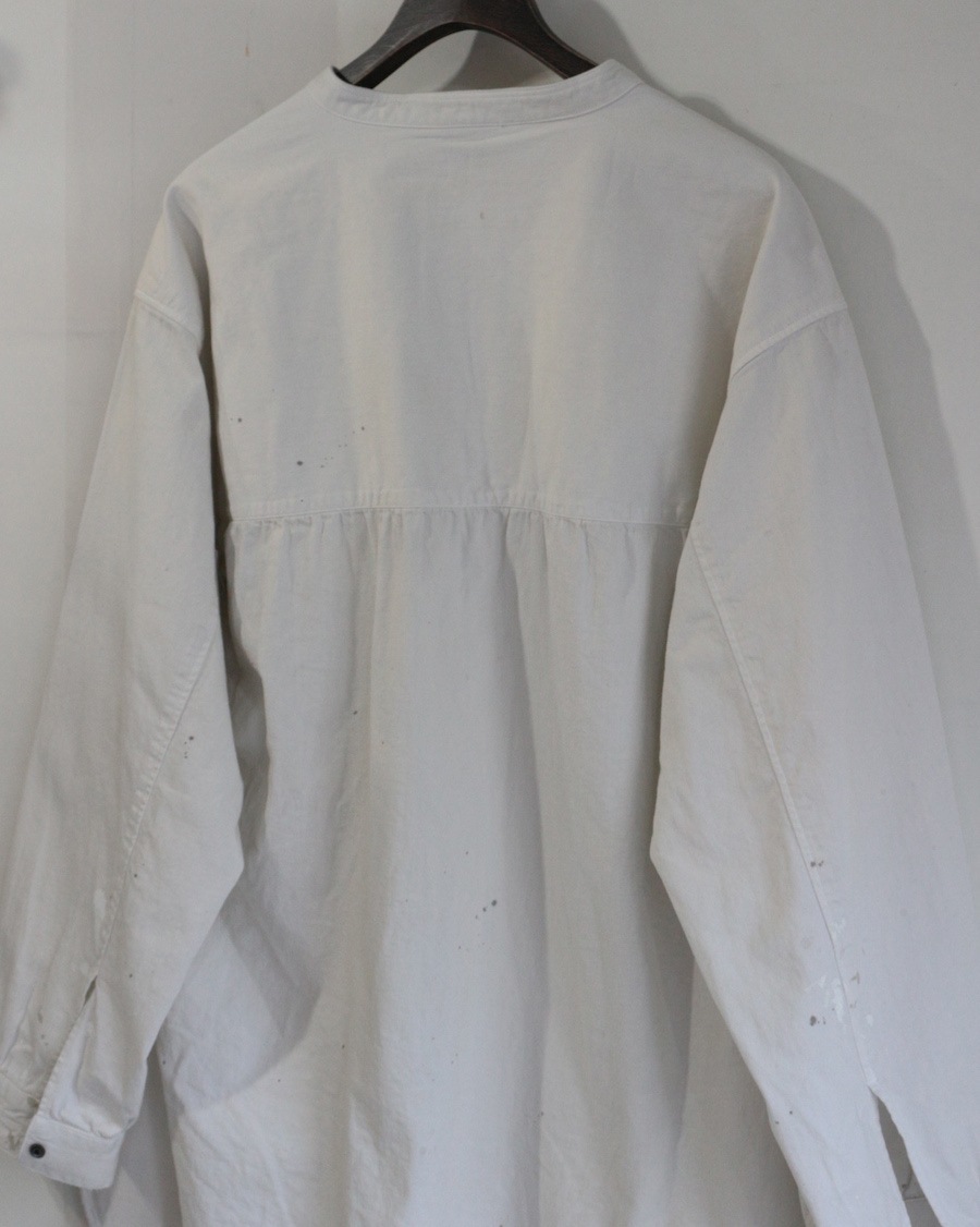 ANCELLM (���󥻥��) |  DENIM BAND COLLAR SHIRT