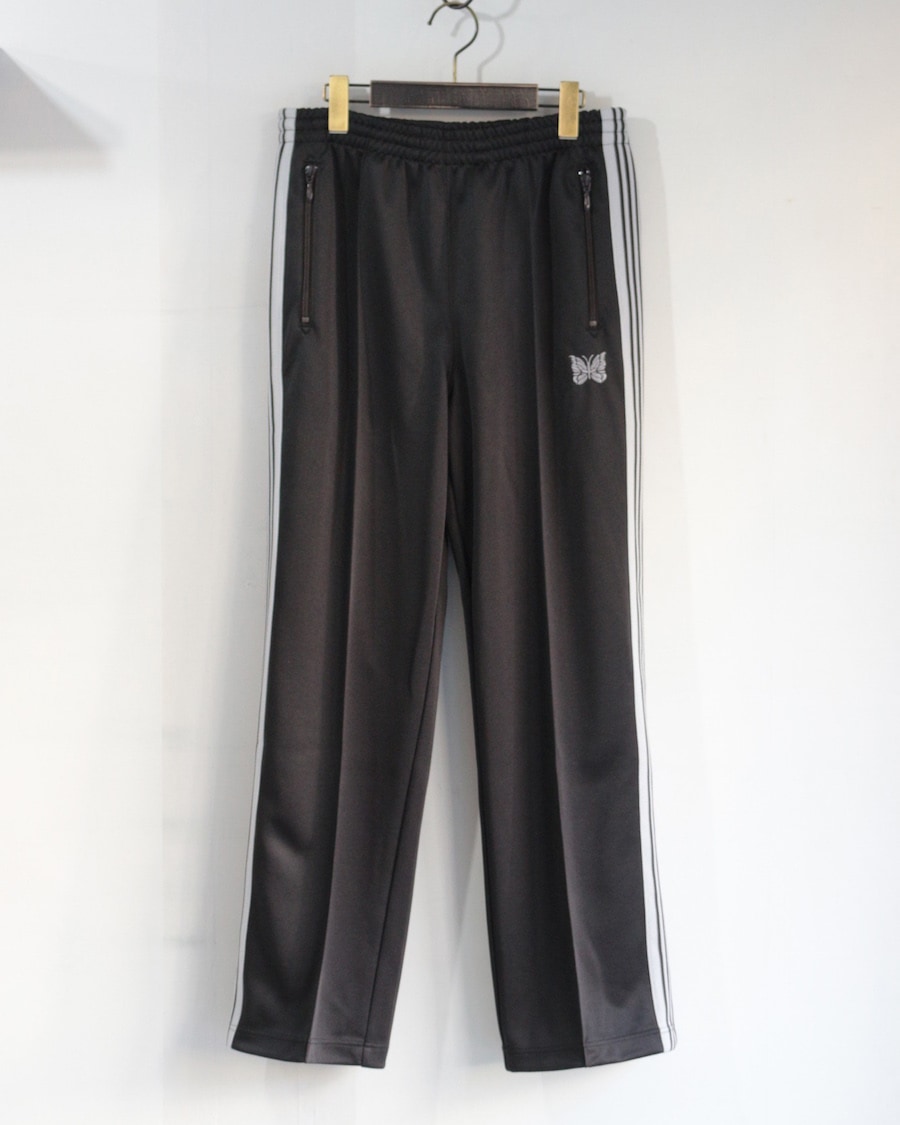 NEEDLES (�ˡ��ɥ륺) | Track Pant - Poly Smooth (�ȥ�å��ѥ�� - �ݥꥨ���ƥ륹�ࡼ��) - C-Charcoal