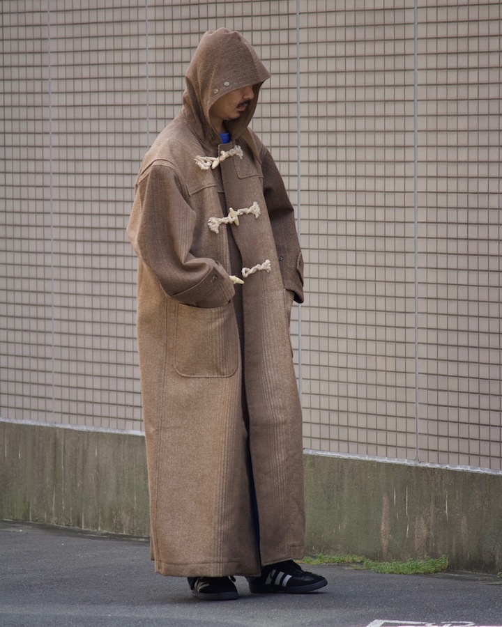 NEEDLES (ˡɥ륺) | Long Duffle Coat - W/N Herringbone Melton (󥰥åե륳 - ʥإܡȥ) - Camel