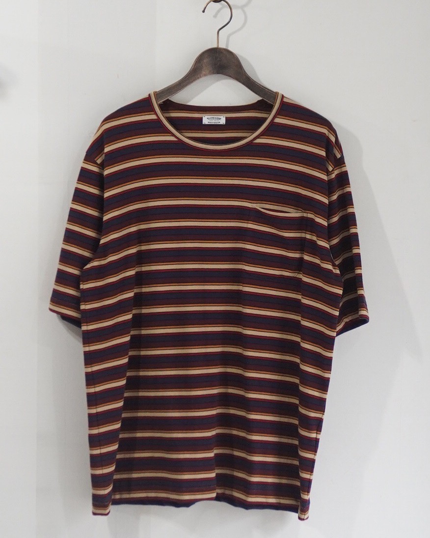 MAATEE&SONS (�ޡ��ƥ�������ɥ���) | S/S BORDER POCKET TEE "BANS"
